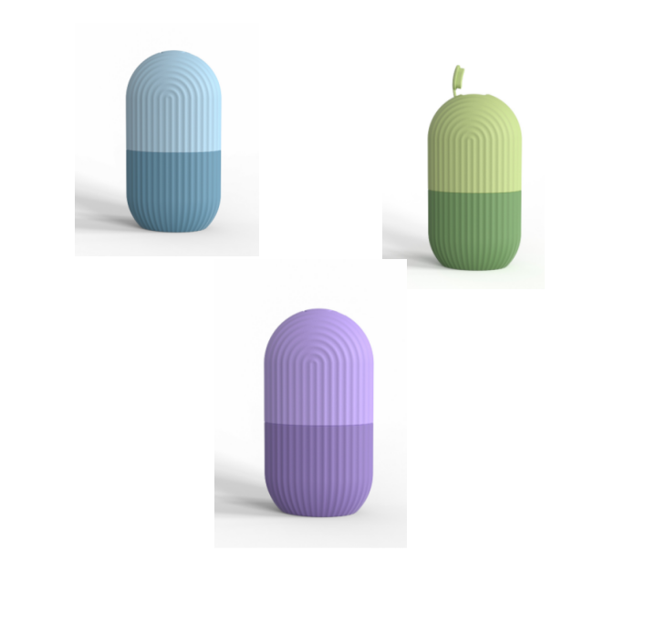 Silicone Ice Tray: Beauty Lifting Face Tool with Massager Roller Ball