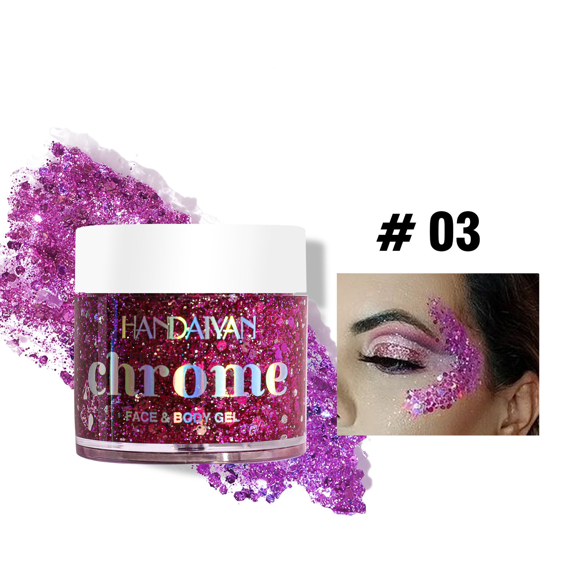 Gel Sequin Eyeshadow: Transformative Elegance
