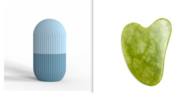 Silicone Ice Tray: Beauty Lifting Face Tool with Massager Roller Ball