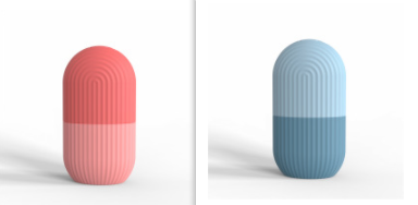 Silicone Ice Tray: Beauty Lifting Face Tool with Massager Roller Ball