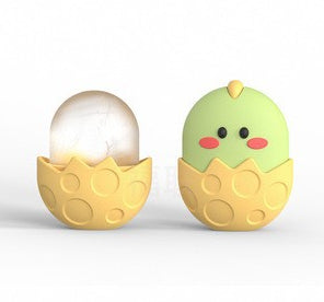 Silicone Ice Tray: Beauty Lifting Face Tool with Massager Roller Ball